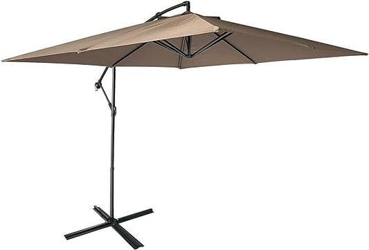 Patio Umbrella 10"Ft W/ Crank & Cross Base