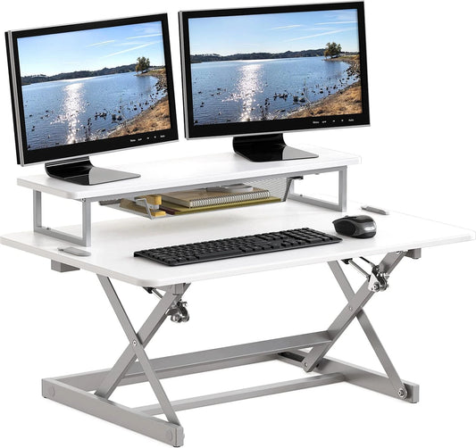 Standing Desk Converter Sit to Stand Riser Workstation